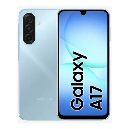 Celular Samsung Galaxy A17 Con Ia, 128 Gb 4 Gb Ram Azul Acero