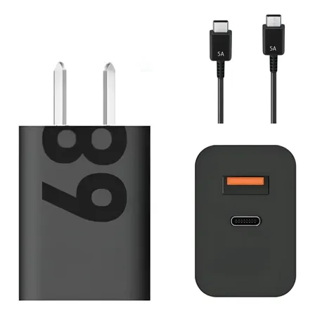 Cargador Ultra Rapido 68w Para Samsung A55 A36 A57 S24 S25