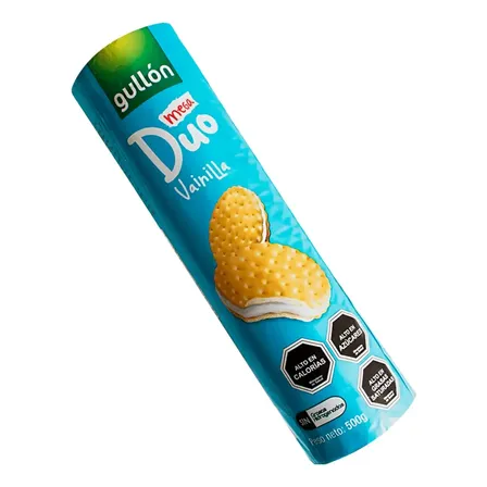 Galletitas Gullón Mega Duo Vainilla 500g