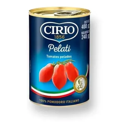 Tomates italianos pomodori pelati Pelados *400g Lata Cirio