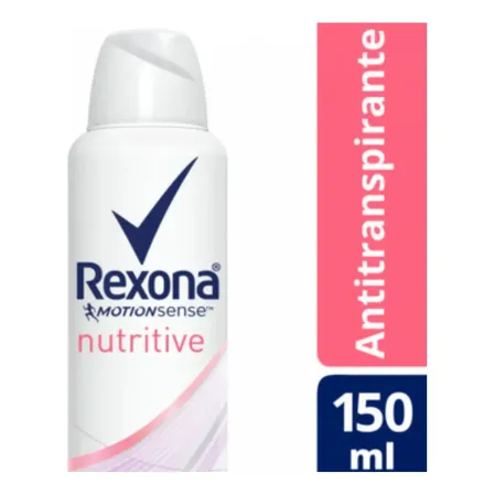 Desodorante Aerosol Antitranspirante Nutritive Women 150 Ml Rexona