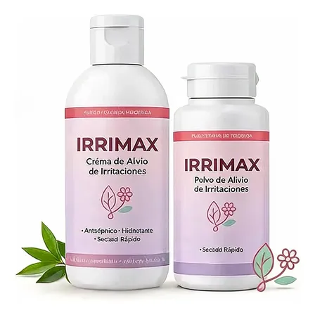 Irrimax Crema + Talco Alivia Irritaciones Inguinal/pies