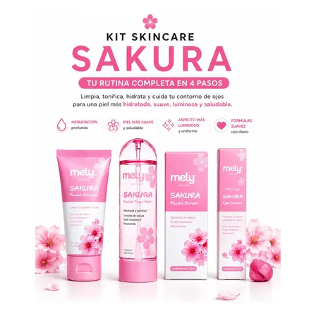 Tu Primer Kit De Skincare Mely Sakura Rutina Facial Completa