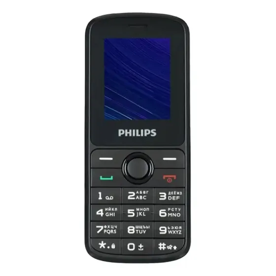 Celular Con Teclas Philips E2101 Negro Ideal Gente Mayor!!!