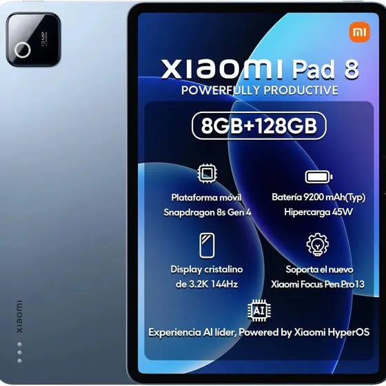 Tableta Xiaomi Pad 8 11.2 128 GB 8 GB RAM azul Wifi