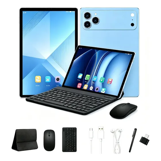 Tablet 17 Pro Max, Sistema Android 15, 2 En 1, 8 Gb+256 Gb