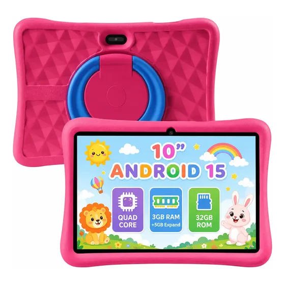 Tablet Omnia Tab Kids Pro 10 Android 15 8gb 32gb Antigolpes