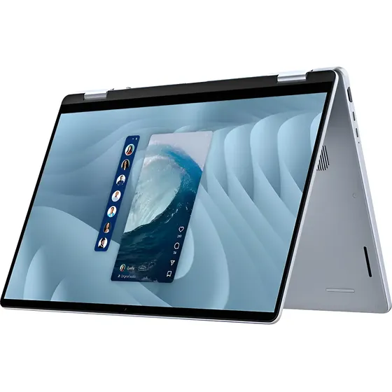 Notebook 2en1 Dell Plus 16 Táctil Core Ultra 7 256V 16gb 1tb Intel Arc Aluminio Ice Blue