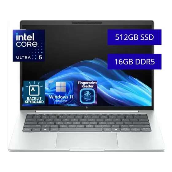 Notebook Hp Elitebook 8 G1i Intel Core Ultra 5 235U 16gb 512gb