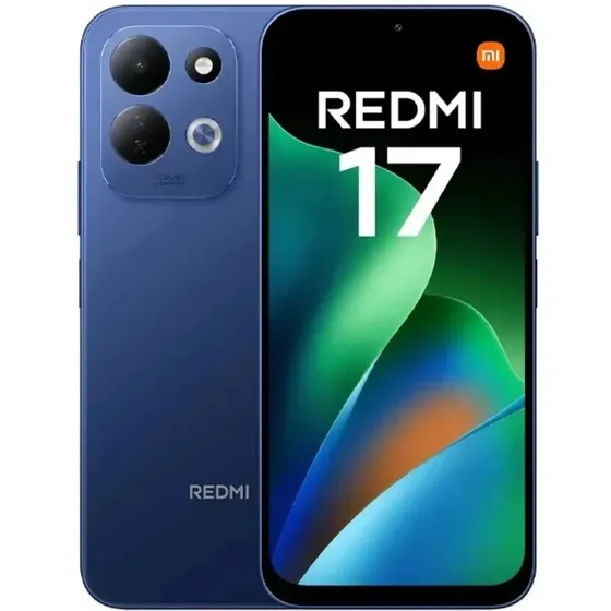 Smartphone Xiaomi Redmi 17 4G 4GB RAM 128GB Pantalla 6.9 Batería 120Hz 7500mAh 50MP Azul