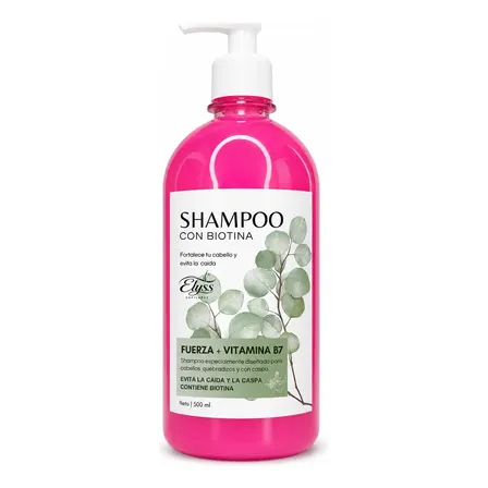 Shampoo Con Biotina Vitamina B7, Evita La Caída Y La Caspa
