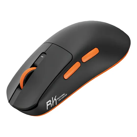 Mouse Inalambrico Royal Kludge Gamer M30 Panda Negro/naranja