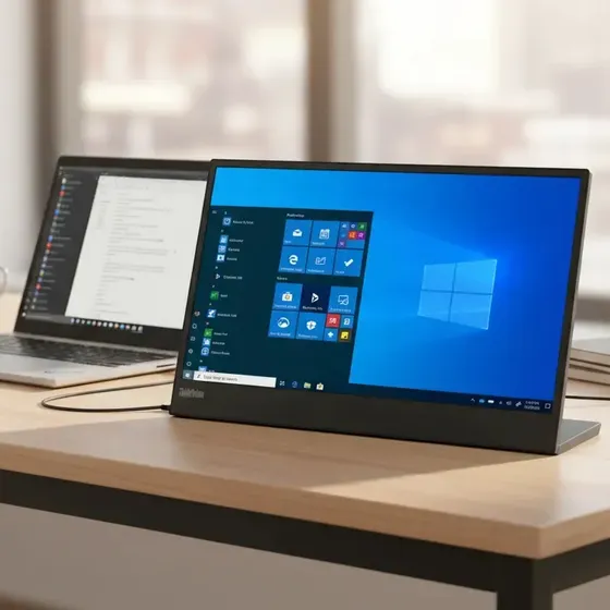 Monitor Lenovo con pantalla de 15.6" 60Hz y resolución Full HD