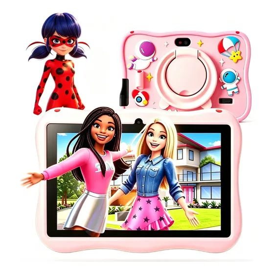 Tablet Para Niñas Android Ligera Portátil Wifi Para Estudio