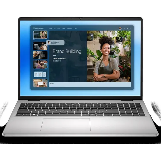 Laptop Dell Inspiron 16 5640, pantalla táctil de 16 Fhd+, Intel Core 7 150u, 32 GB de RAM, SSD de 1 TB, Windows 11 Home, plata platino