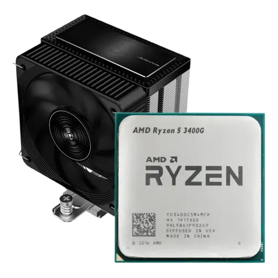 Procesador Amd Ryzen 5 3400g (c/video) + Cooler Jiushark