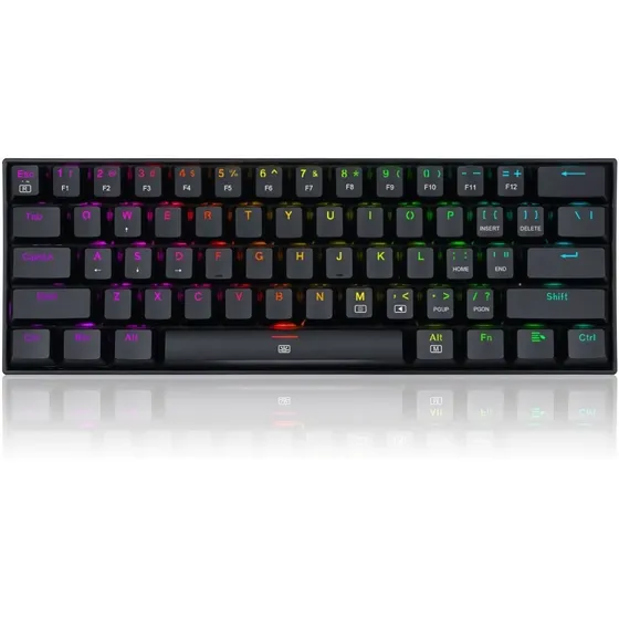 Teclado Gamer Redragon Dragonborn K630rgb Negro Sw Brown Sp Idioma Español