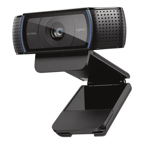 Cámara web Logitech C920 Full HD 30FPS color negro