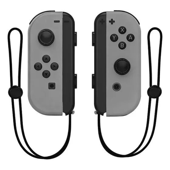 Par De Controles Inalámbricos Tipo Joycon Para Switch Gris