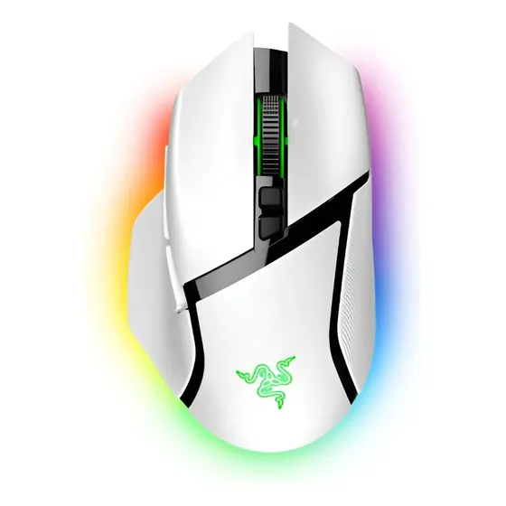 Razer Basilisk V3 Pro - Mouse Gaming Ergonomico Wireless Color Blanco