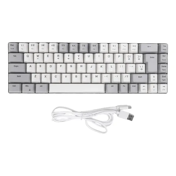 Teclado Con Cable De 68 Teclas Para Juegos Con Luz De