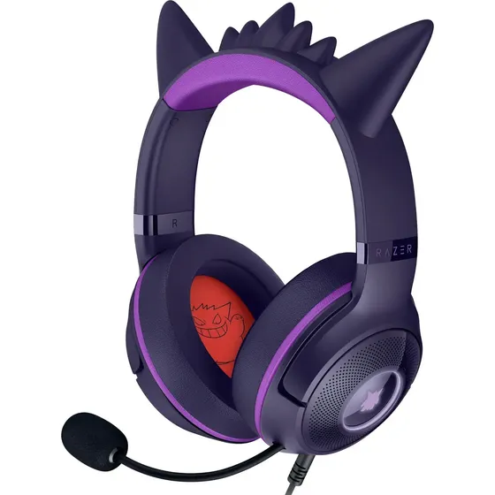 Auriculares Gamer Razer Kraken Kitty V2 Pokemon Gengar Usb Pokemon Gengar