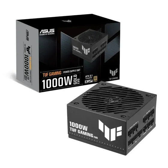 Fuente de Poder Asus TUF Gaming 1000W 80 Plus Gold Modular para PC
