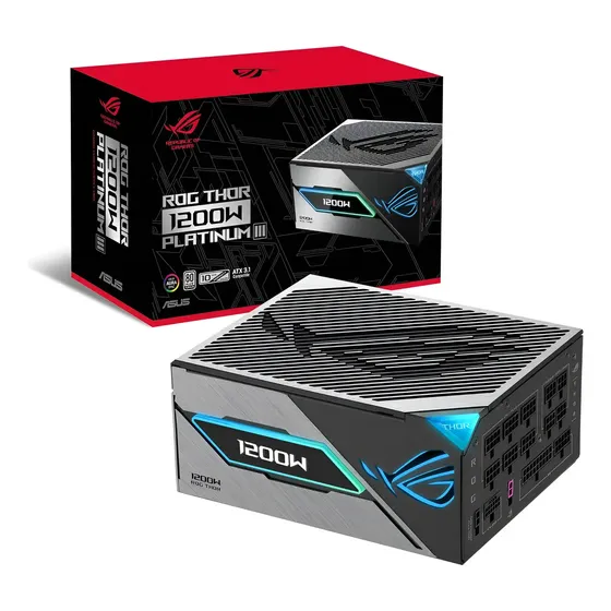 Fuente 1200w Asus Rog Thor 1200w Platinum Iii Atx 3.1