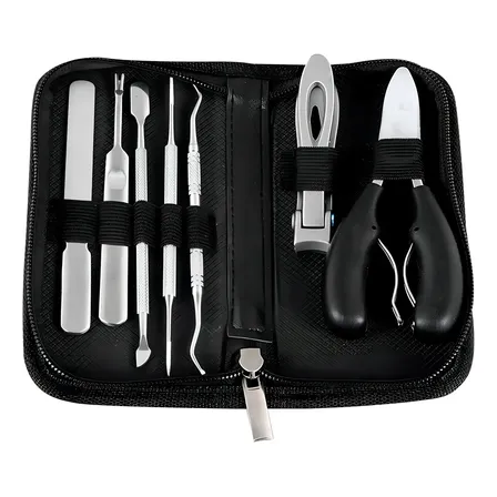 Set Para Uñas Gadnic K18 Corta uñas Podólogos Acero Inoxidable