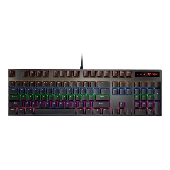 Teclado Mecánico Gamer Rapoo V500pro Rgb Tkl Alámbrico Usb