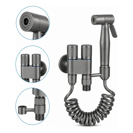 Bidet Duchador Gatillo Mano Abs Agua Fria/caliente Inodoro