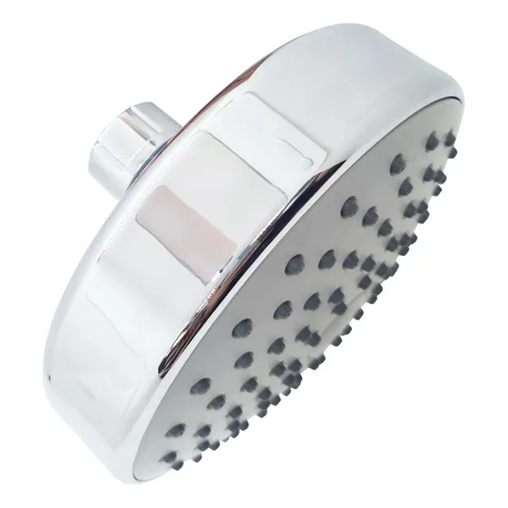 Flor De Ducha Cromada 12 Cm 7011c Anti-calcárea Aquaflex Cromado