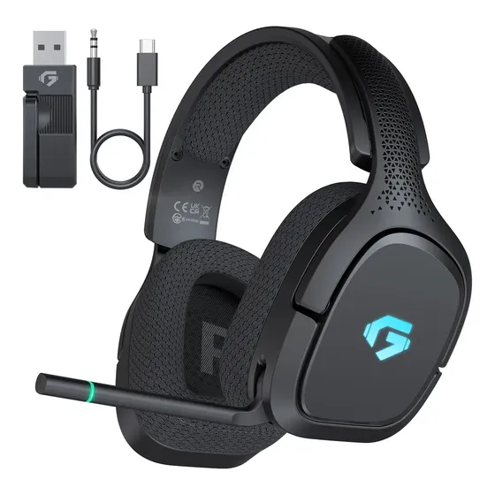 Auriculares Gamer Inalámbricos BOGAST Captain 700 Pro con Micrófono y Cancelación de Ruido para PS5 PS4 PC Switch
