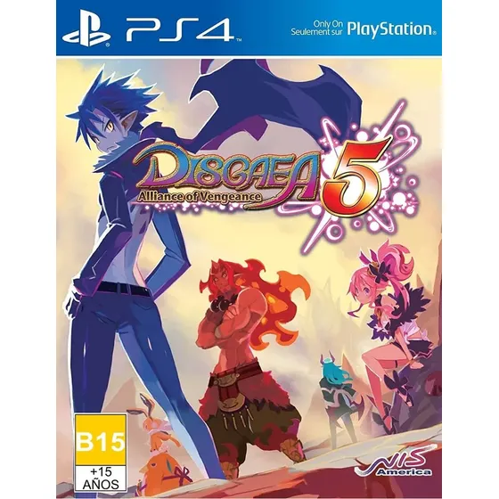 Disgaea 5: Alliance Of Vengeance - Playstation 4 - Edición Estándar
