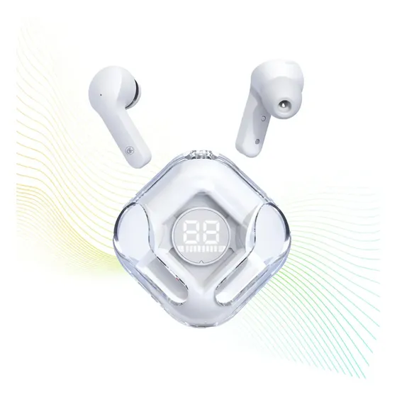 Auriculares Gamer GK TM12 Bluetooth 5.3 TWS Táctil LED Gamer Resistente al Agua