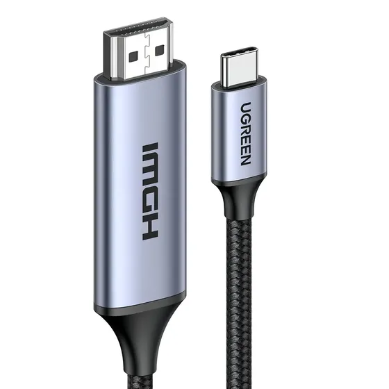 Cable Ugreen USB-C a HDMI 2.1 de 2m, para 8K 60Hz y 4K 240Hz