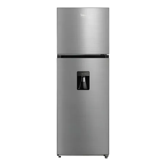 Heladera Inverter Midea Inox Top Mount 340l