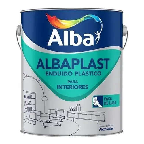 Enduido Interior Albaplast Facil Aplicación 4 Lts