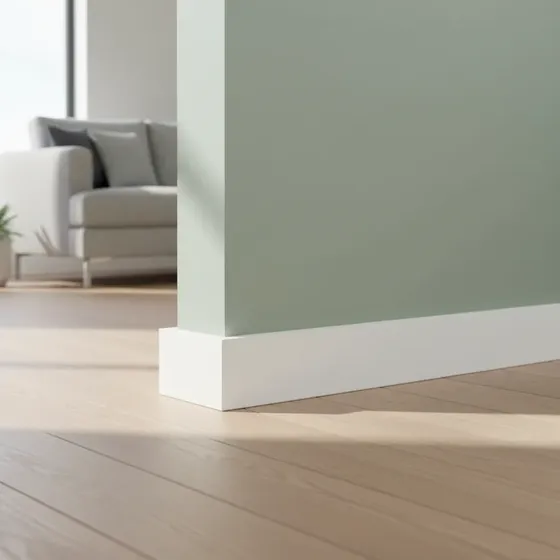 Zocalo Pvc Blanco Piso 2.5 Eps Resistente Agua Anti Humedad