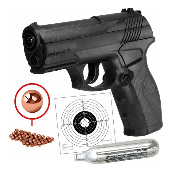 Pistola Semiautomática Aire Comprimido Bb Co2 Cal 4.5