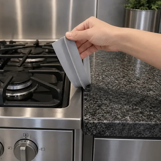 Burlete/moldura De Silicona 64cm Entre Cocina Y Mesada