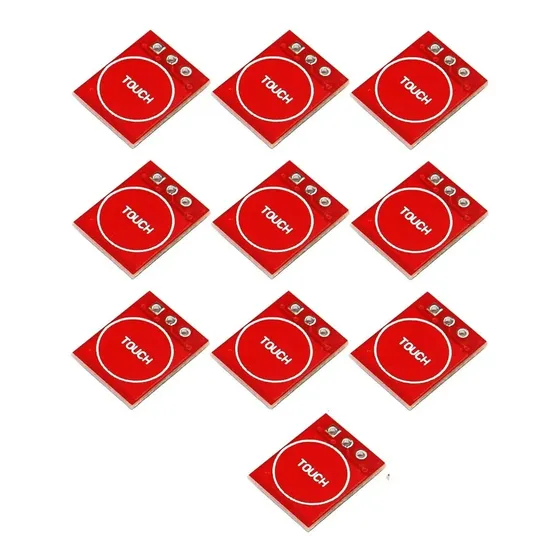 10 Unidades Sensor Boton Táctil  Ttp223 Touch  Sgk