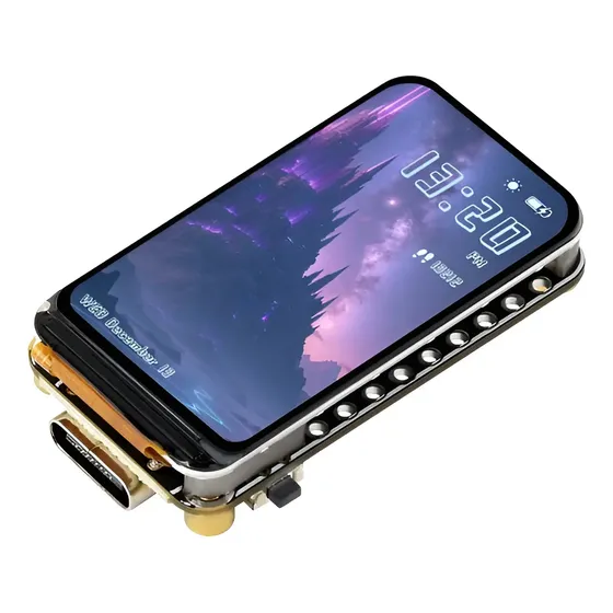 Kit Esp32 S3 + Lcd Ips 1.47 + Imu + Chip Carga Wifi Ble5
