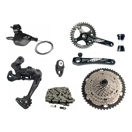 Transmisión Ltwoo 1x10 A7 Mtb Monoplato Kit Grupo + Cadena
