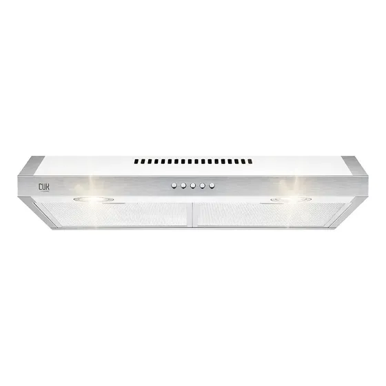 Extractor Cocina Cuk Purificador De Cocina 100W 250 m3h 3 velocidades 2 luces led acero inoxidable