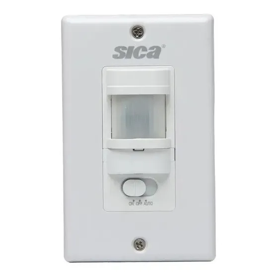 Llave de Luz Sica Life con Sensor PIR de Movimiento Blanco 10A