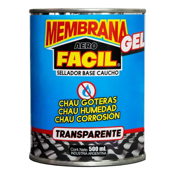 Sellador de Caucho Líquido en Gel Membrana Facil Transparente de 500 ml