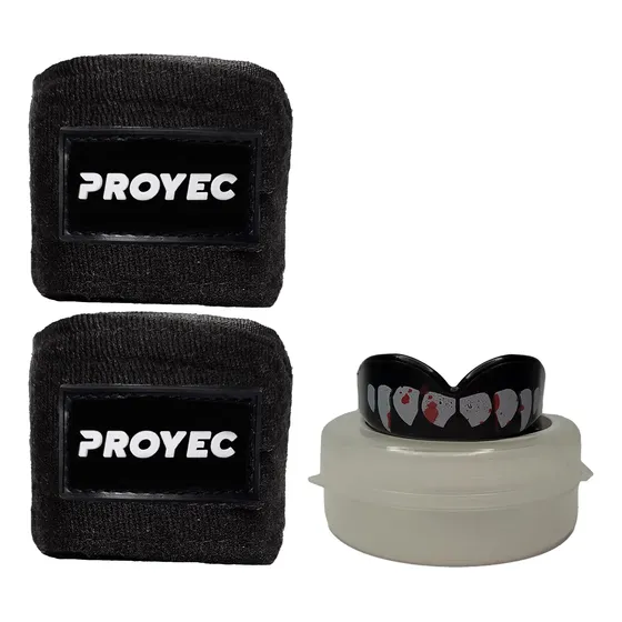 Protector Bucal Boxing Boxeo Mma Vendas 4mts Combo