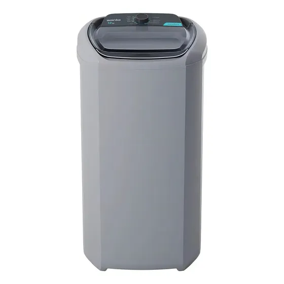 Lavarropas Semiautomático Comfort 10 Kg Wanke Lwbe105t3ears Gris