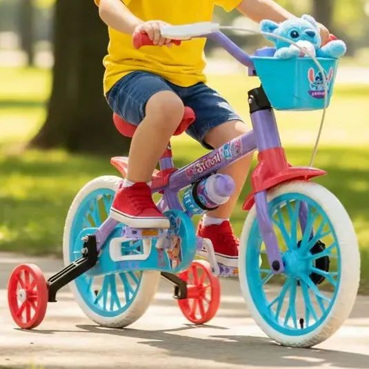 Bicicleta Infantil Rodado 12 Con Rueditas Y Cantimplora